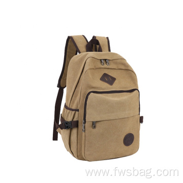 Teenager School Boys Bagpack Durable Canvas Bags